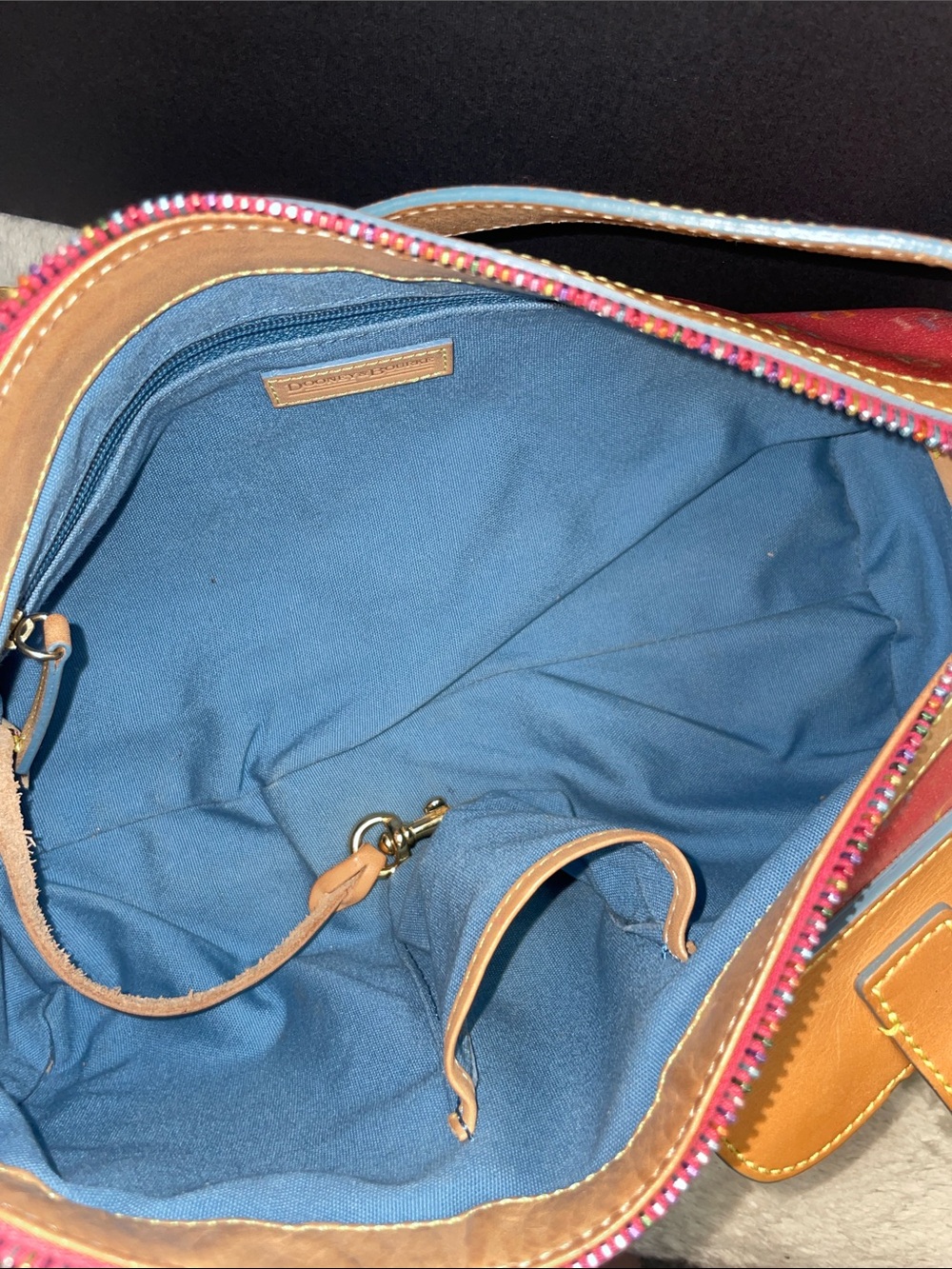 Vintage Dooney & Bourke Rainbow Baguette - Picture 14 of 17